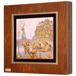 تابلو ورق طلا کد FWSGB-43x43-G