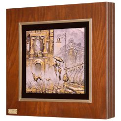 تابلو ورقه طلایی