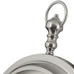 ساعت دیواری فلزی JOLIET SILVER