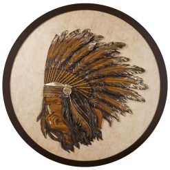 تابلو سرخپوست ملانیا قهوه