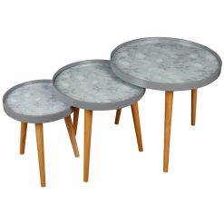 میز عسلی سه تیکه مدل Floral لوتوس