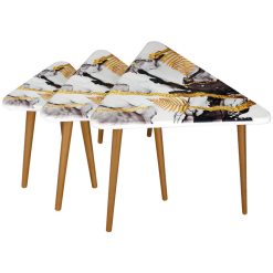 میز عسلی سه تیکه مدل GIOVANNA لوتوس