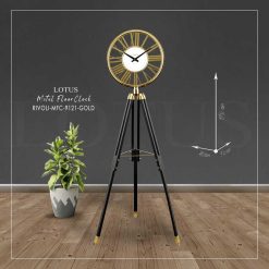 ساعت ایستاده مدرن مدل RIVOLI GOLD لوتوس