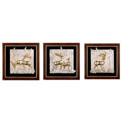 تابلو سه تکه ورق طلا