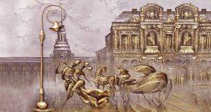 تابلوهای ورق طلا