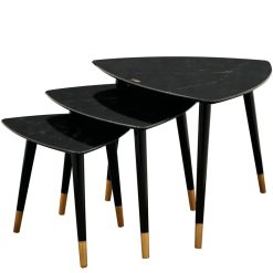 میز عسلی سه تیکه مدل CLAUDIA