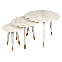 میز عسلی سه تیکه مدل DELFINA