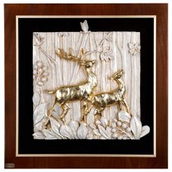 تابلو رزین ورق طلا