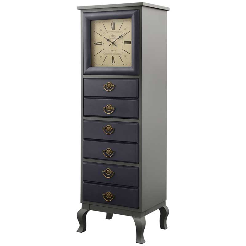 دراور با ساعت چوبی