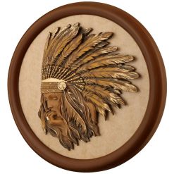 تابلو پلی رزین سرخ پوست