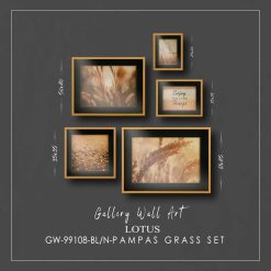 تابلو پنج تکه گندمزار