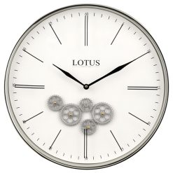 ساعت دیواری چرخ دنده ای WESTON رنگ SILVER