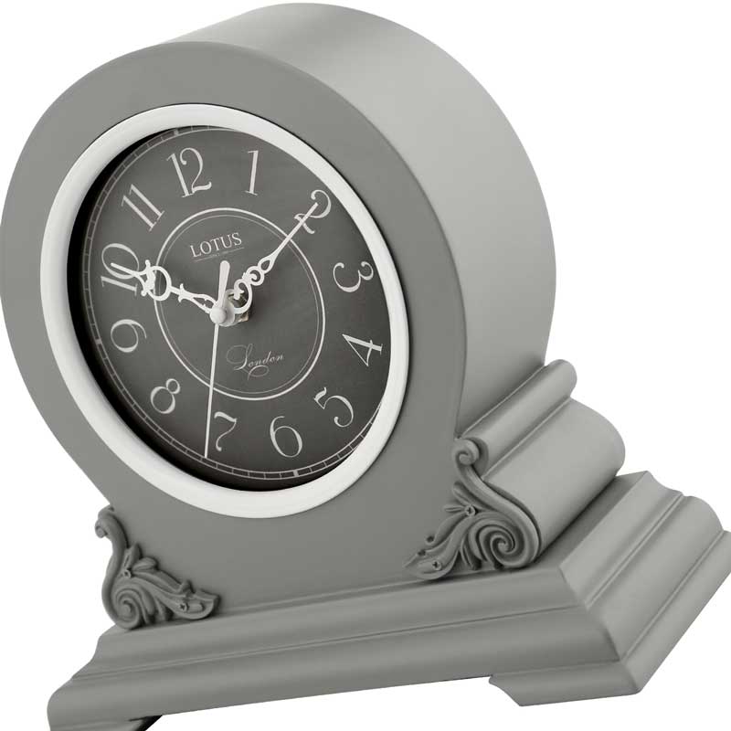 ساعت رومیزی لوتوس مدل DANSON کد T-5512 رنگ GRAY - Image 3