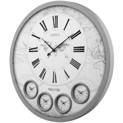 ساعت دیواری چند زمانه لوتوس