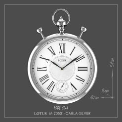 ساعت دیواری فلزی مدل CARLA