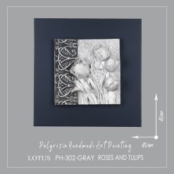 تابلو پلی رزین ROSES AND TULIPS
