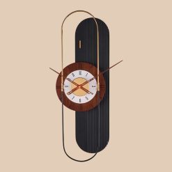 ساعت دیواری لاکوی کد WMC-1505 رنگ مشکی