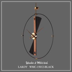 ساعت دیواری لاکوی کد WMC-15012 مشکی