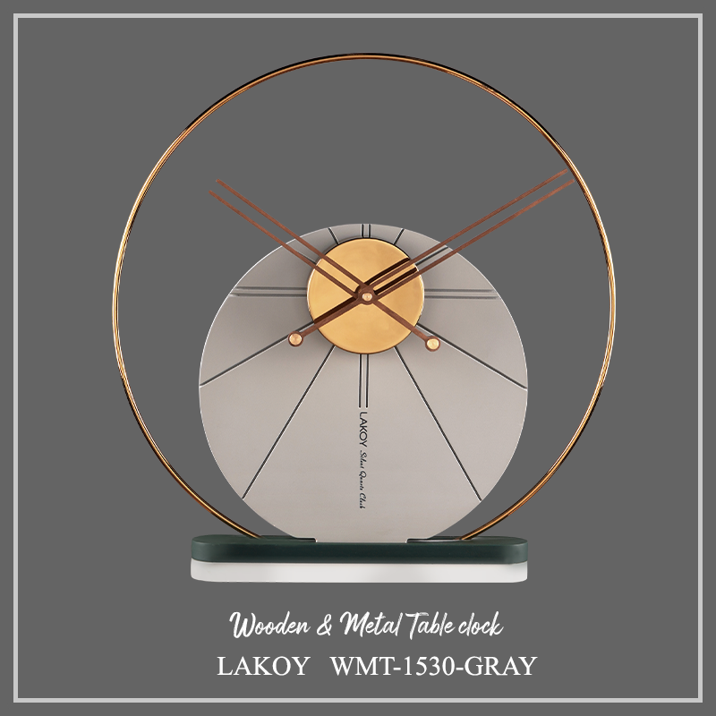 ساعت رومیزی لاکوی WMT-1530 خاکستری