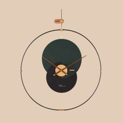 ساعت دیواری لاکوی کد WMC-15014 رنگ آبی خاکستری