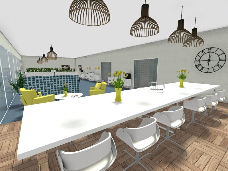 رعایت چیدمان تجهیزات اداری در طراحی فضای اداری مدرن و کاربردی