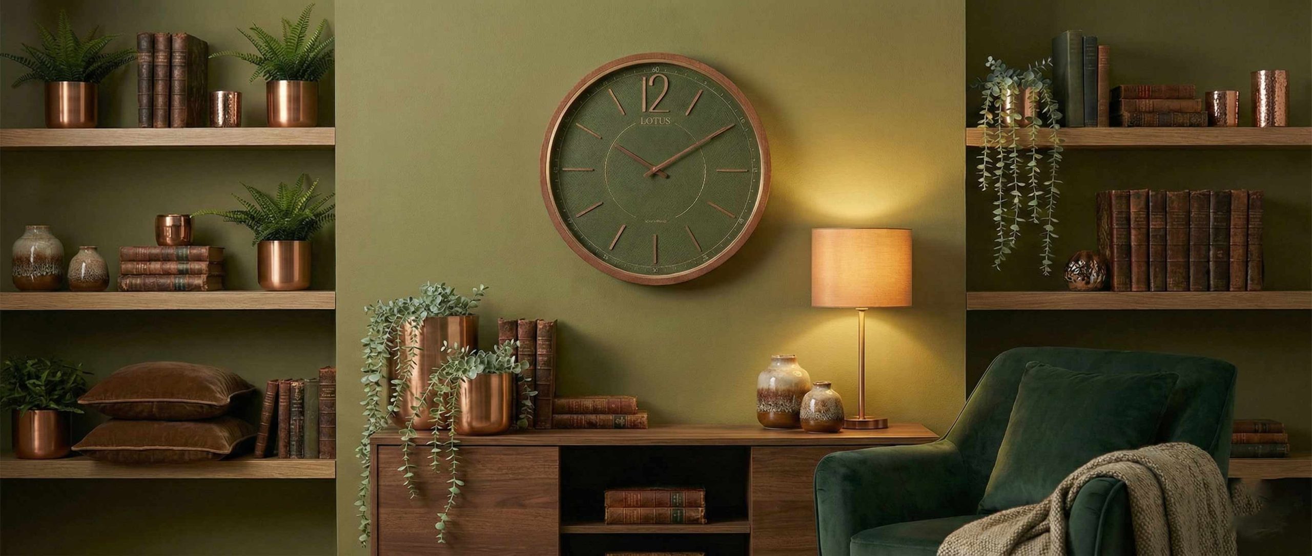 ساعت-دیواری-چوبی-جدید-لوتوس